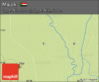 Physical Map of Majok