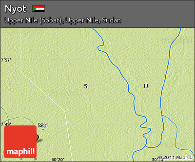 Physical Map of Nyot