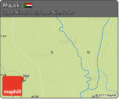 Physical Map of Majok