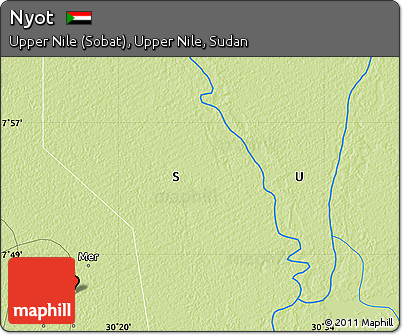 Physical Map of Nyot
