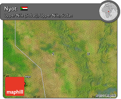Satellite Map of Nyot