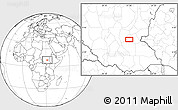 Blank Location Map of Ayod