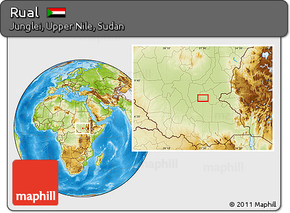 Physical Location Map of Rual
