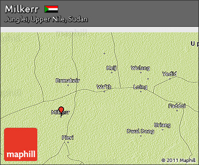 Physical 3D Map of Milkerr