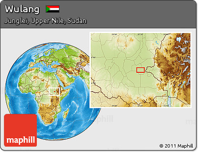 Physical Location Map of Wulang