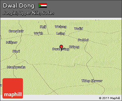 Physical Panoramic Map of Dwal Dong