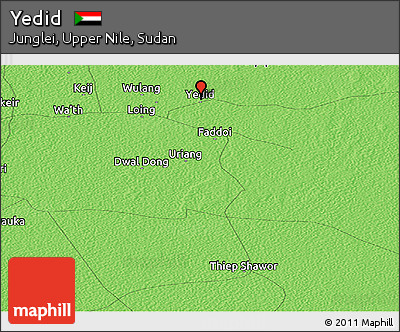Political Panoramic Map of Yedid