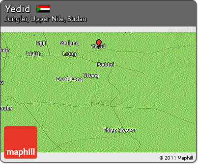 Political Panoramic Map of Yedid