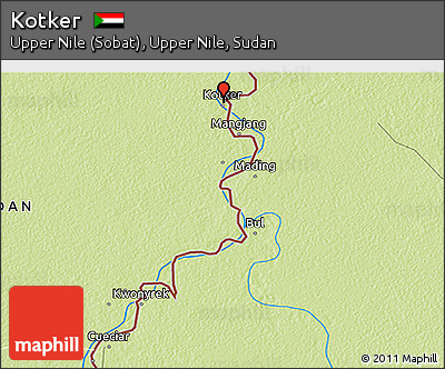 Physical 3D Map of Kotker