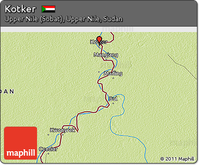 Physical 3D Map of Kotker