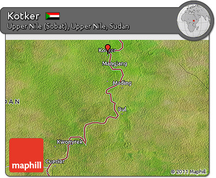 Satellite 3D Map of Kotker
