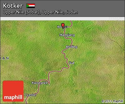 Satellite 3D Map of Kotker
