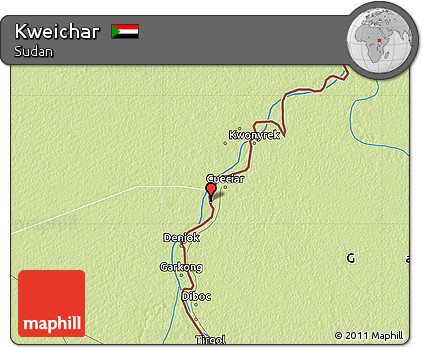 Physical Map of Kweichar