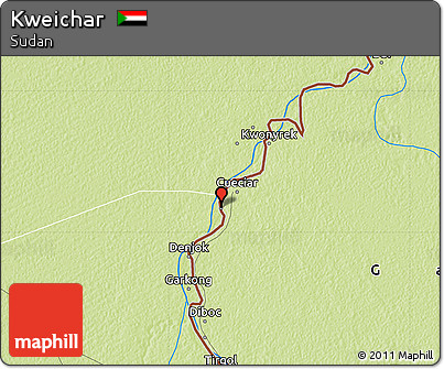 Physical Map of Kweichar