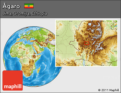 Physical Location Map of Āgaro