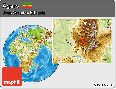Physical Location Map of Āgaro