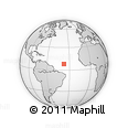 Outline Map of the Area around 8° 2' 17" N, 37° 19' 30" W, rectangular outline