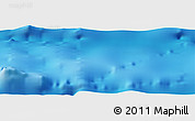 Physical Panoramic Map of the area around 8° 2' 17" N, 37° 19' 30" W
