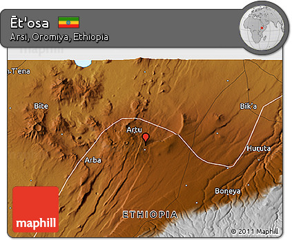 Physical 3D Map of Ēt'osa