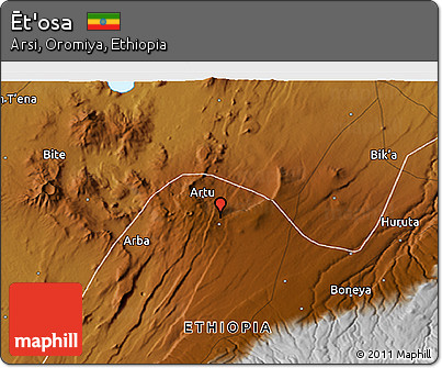 Physical 3D Map of Ēt'osa