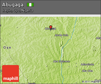 Physical 3D Map of Abugaga