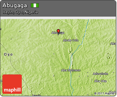 Physical 3D Map of Abugaga