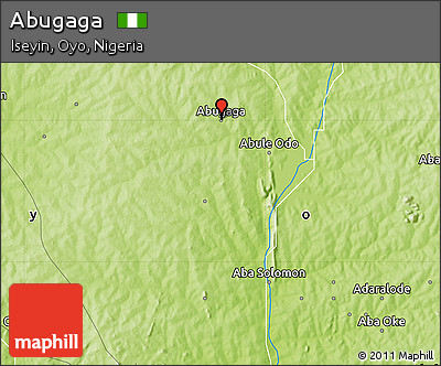 Physical Map of Abugaga