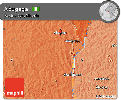Political Map of Abugaga