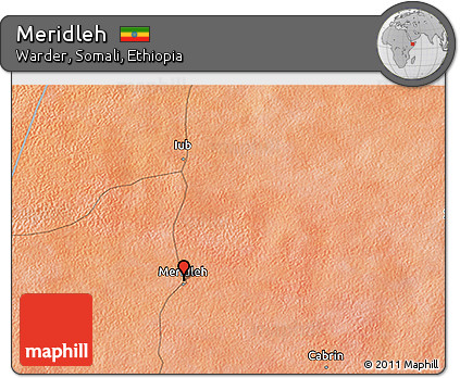 Satellite 3D Map of Meridleh