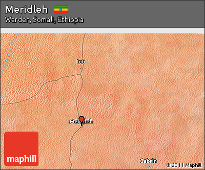 Satellite 3D Map of Meridleh