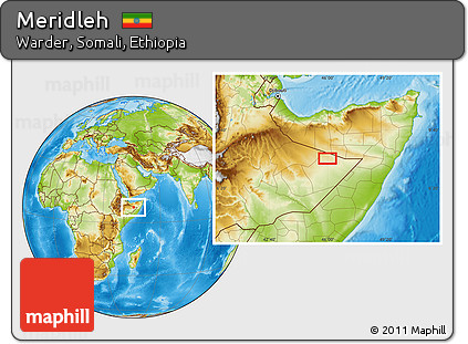 Physical Location Map of Meridleh