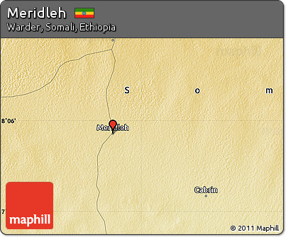 Physical Map of Meridleh