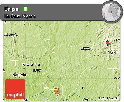 Physical Map of Eripa