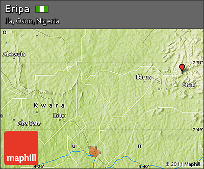 Physical Map of Eripa