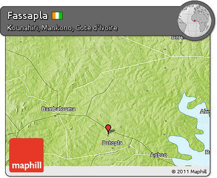 Physical 3D Map of Fassapla