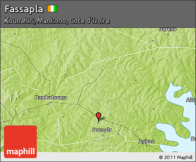 Physical 3D Map of Fassapla