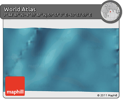 Satellite 3D Map of the Area around 8° 2' 17" N, 60° 25' 29" E