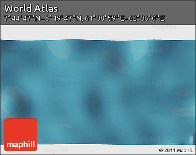 Satellite 3D Map of the Area around 8° 2' 17" N, 62° 7' 30" E