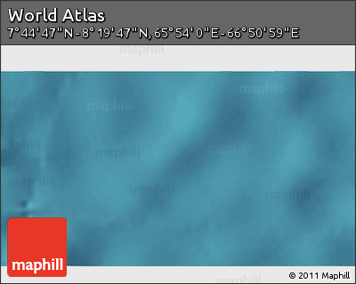 Satellite 3D Map of the Area around 8° 2' 17" N, 66° 22' 30" E