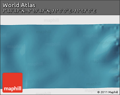 Satellite 3D Map of the Area around 8° 2' 17" N, 71° 28' 29" E