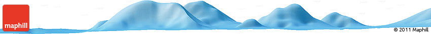 Shaded Relief Horizon Map of the Area around 8° 2' 17" N, 85° 46' 30" W