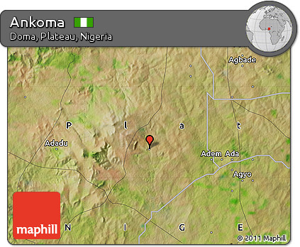Satellite Map of Ankoma