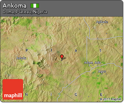 Satellite Map of Ankoma
