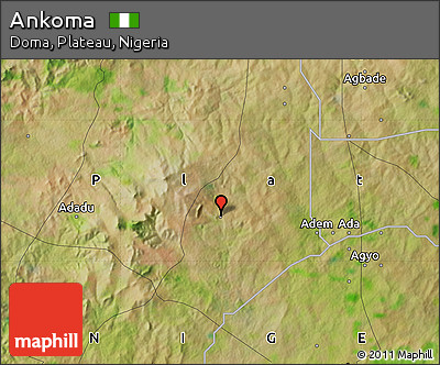 Satellite Map of Ankoma