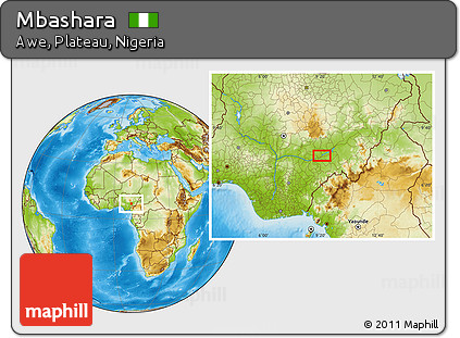 Physical Location Map of Mbashara