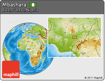 Physical Location Map of Mbashara