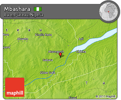 Physical Map of Mbashara