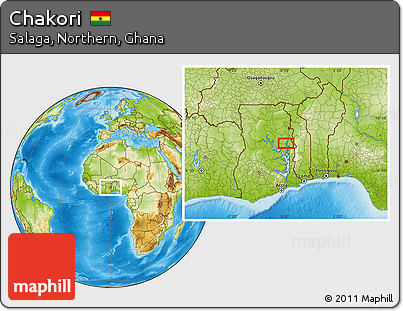 Physical Location Map of Chakori
