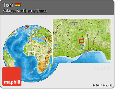 Physical Location Map of Tori