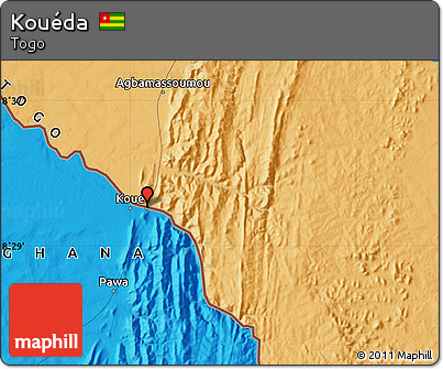 Political Map of Kouéda